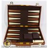 Image 1 : VINTAGE BACKGAMMON GAME SET