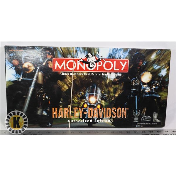HARLEY -DAVIDSON AUTHORIZED EDITION MONOPOLY