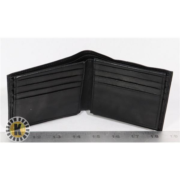 ESTATE BLACK LEATHER WALLET