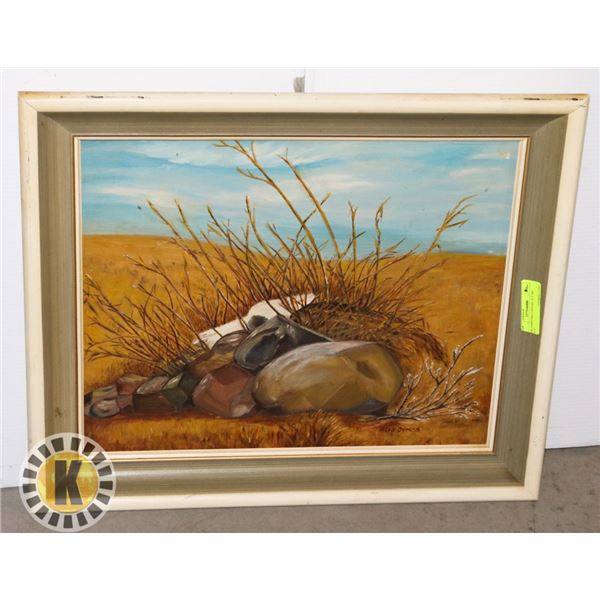 OIL PAINTING CANVAS- 20.5" BY 24.5"