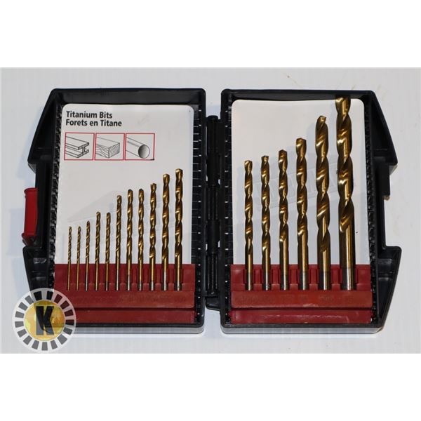 JOBMATE TITANIUM BIT SET WITH CASE