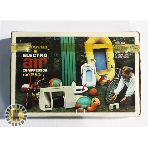WEBSTER ELECTRO AIR COMPRESSOR - 120 PSI