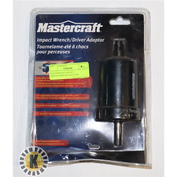 MASTERCRAFT IMPACT WRENCH/DRIVER ADAPTOR