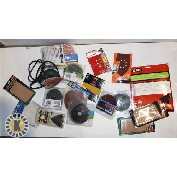 ESTATE BOX OF SANDING TOOLS