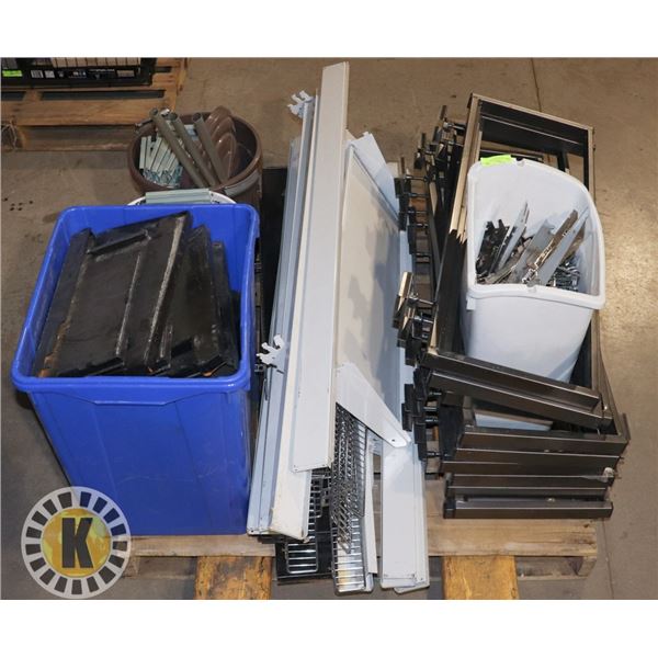 ESTATE PALLET OF STORE FIXTURES/ SHELVING