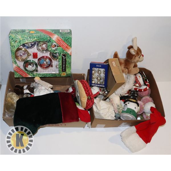 VINTAGE CHRISTMAS ORNAMENTS AND TREE DECORATIONS