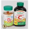 Image 1 : TWO BOTTLE OF JAMIESON VITAMINS. ONE CHEWABLE C