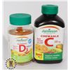 Image 1 : TWO BOTTLE OF JAMIESON VITAMINS. ONE CHEWABLE C