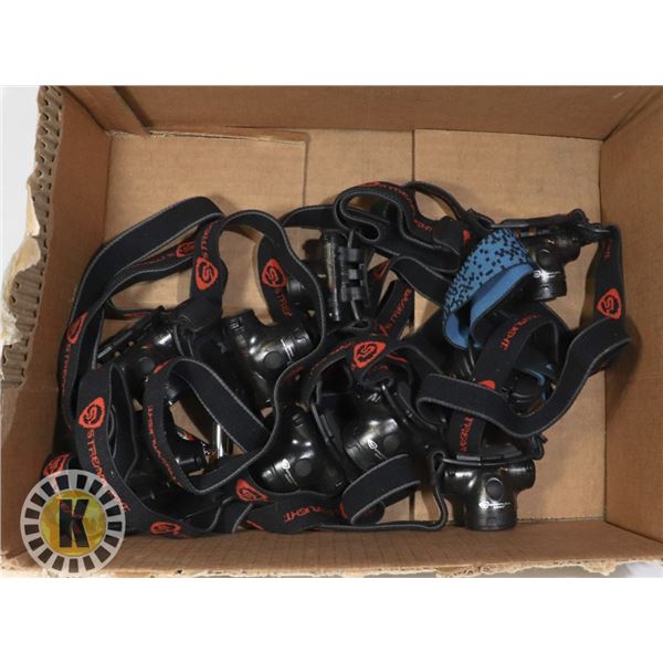 FLAT LOT OF HEAD LAMPS