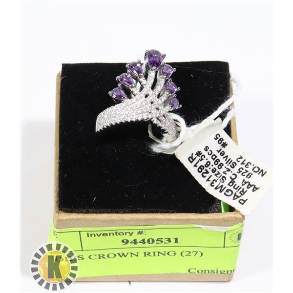 LADIES CROWN RING (27)