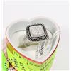 Image 1 : LADIES BLACK/WHITE CZ RING (24)