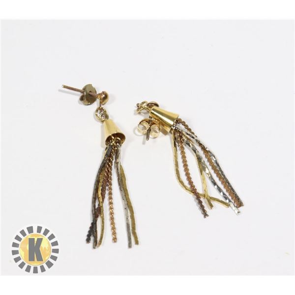 955-116 GOLD TASSLE EARRINGS EARRINGS