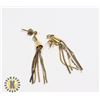 Image 1 : 955-116 GOLD TASSLE EARRINGS EARRINGS