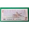 Image 2 : 3)  CANADIAN $2.00 BILL FROM 1986.