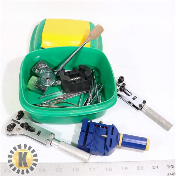 WATCH REPAIR KIT AND CASE