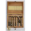 Image 1 : SET OF FORSTNER DRILL BITS IN STORAGE CASE
