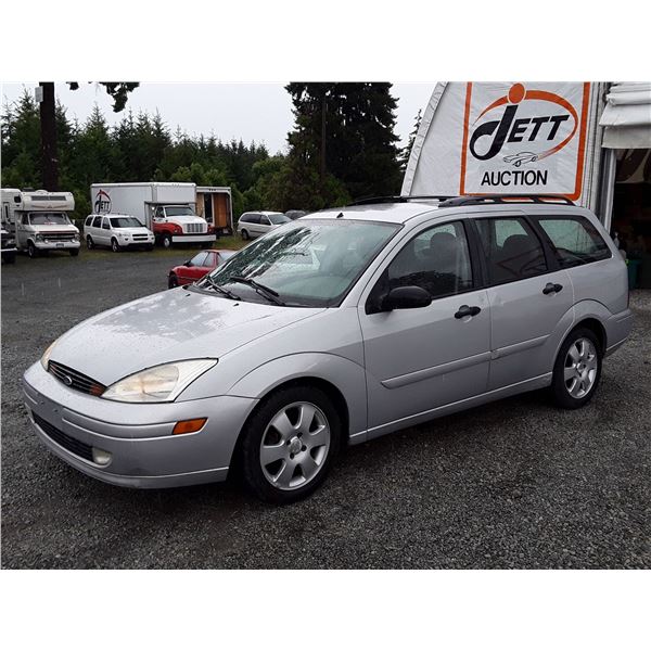 A3 --  2002 FORD FOCUS WAGON, Silver , 219649  KM's