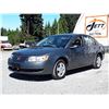 Image 1 : A12H --  2006 SATURN ION LEVEL 2 , Silver , 223949  KM's  "NO RESERVE"