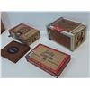 Image 2 : 490 --  Lot of 4 Vintage Cigar Boxes