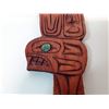 Image 3 : 492 --  Northwest Coast First Nations Signed Carving By Jimmy Lewis With Abalone Inlay