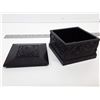 Image 3 : 497 --  Northwest Coast First Nations Lidded Box Raven Motif