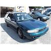 Image 3 : A3 --  1995 SUBARU LEGACY  , Green , 308335  KM's  "NO RESERVE"