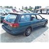 Image 5 : A3 --  1995 SUBARU LEGACY  , Green , 308335  KM's  "NO RESERVE"