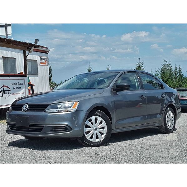 H6C --  2014 VW JETTA TRENDLINE  , Grey , 78585  KM's