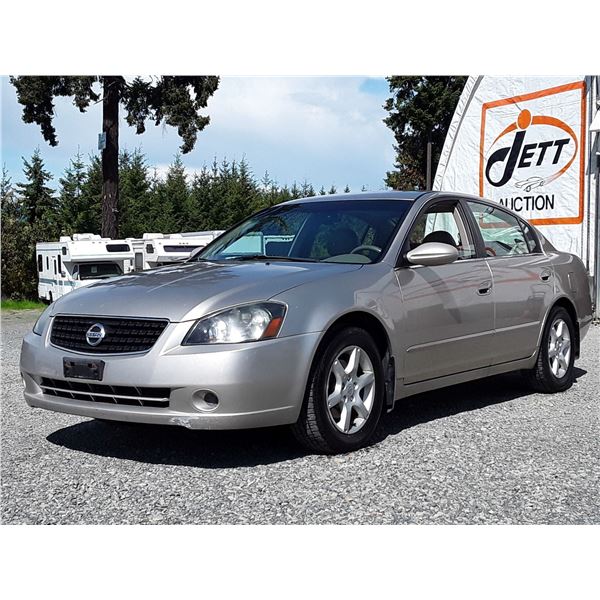C1 --  2006 NISSAN ALTIMA S , Gold , 284944  KM's