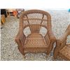 Image 3 : 560 --  Wicker Patio Set Love Seat & 2 Chairs