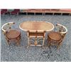 Image 1 : 561 --  2 Wicker Chairs and small table