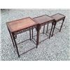 Image 1 : 562 --  Set of Three Stacking Tables