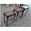 Image 3 : 562 --  Set of Three Stacking Tables