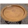 Image 2 : 563 --  Engraved Metal top table