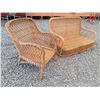 Image 2 : 565 --  Wicker Love Seat & Chair