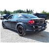 Image 7 : B4 --  2013 DODGE AVENGER SE  , Black , 149218  KM's
