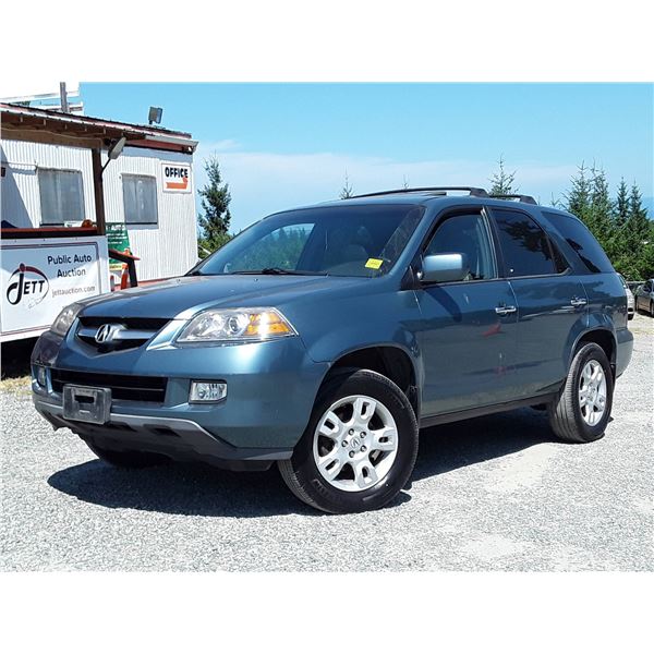 F4 --  2005 ACURA MDX TOURING AWD , Blue , 270373  KM's