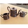 Image 2 : 591 --  Silver tea Pot with cream and sugar