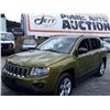 Image 1 : A1 --  2012 JEEP COMPASS , Green , 110169  KM's "NO RESERVE"