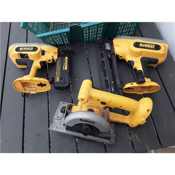 628 --  Dewalt Nailers and Saw