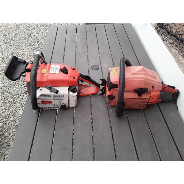 630 --  2 Stihl Chainsaws No Bar, No Chain