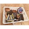 Image 1 : 635 --  Bin of Nail Gun Nails and Disc Sandpaper