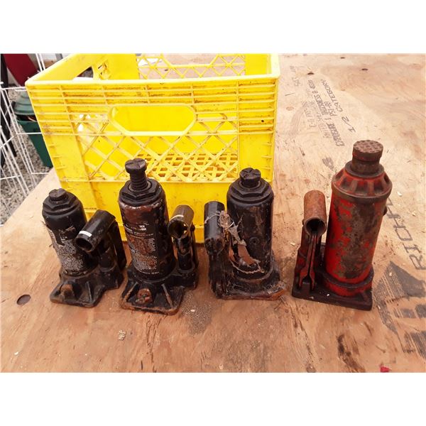 645 --  Crate Of Bottle Jacks