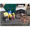 Image 1 : 651 --  Bin Of Cleaning and Car Supplies