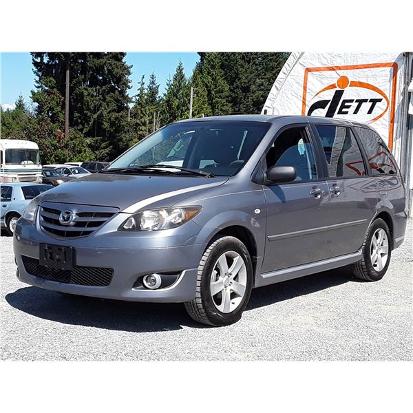 A2 --  2005 MAZDA MPV , Grey , 248025  KM's  "NO RESERVE"