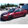 Image 1 : C5 --  2005 HONDA CIVIC DX VP  , Purple , 238567  KM's