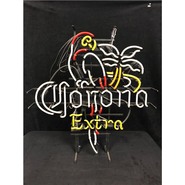 WORKING Neon Sign Corona Extra Parrot Bird Custom Beer Bar Pub