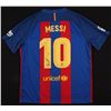 Image 1 : Lionel Messi Signed FC Barcelona Jersey Inscribed "Leo" (Beckett COA)