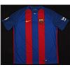 Image 3 : Lionel Messi Signed FC Barcelona Jersey Inscribed "Leo" (Beckett COA)