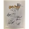 Image 1 : MULTI SIGNED HARRY POTTER "The Philosopher's Stone" SCRIPT w J.K ROWLING, E. WATSON (REAL AUTHENTIC)